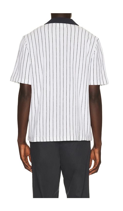 Sathorvald Shirt in White,Navy. - size L (also in M, S, XL/1X) - SAMSOE SAMSOE - Modalova