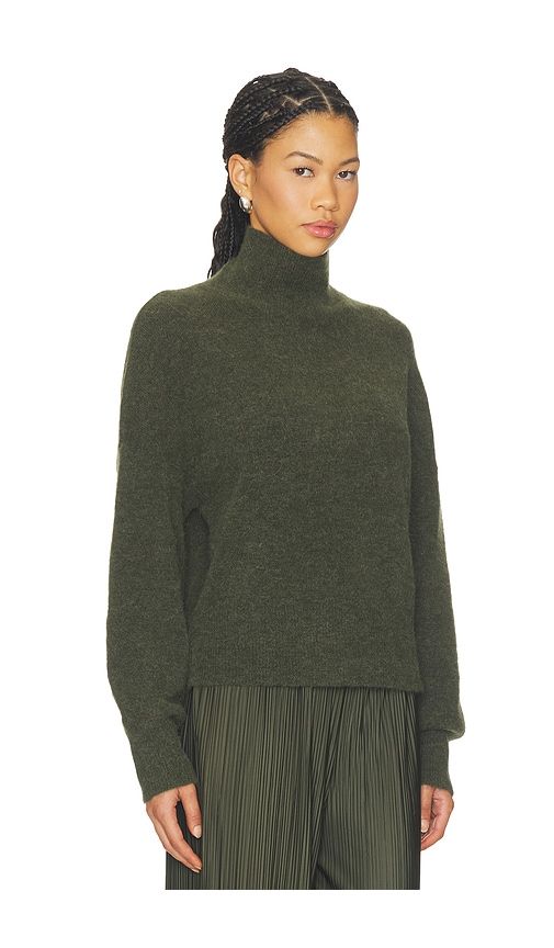 Nola Turtleneck Sweater in Dark Green. - size L (also in M, S, XS) - SAMSOE SAMSOE - Modalova