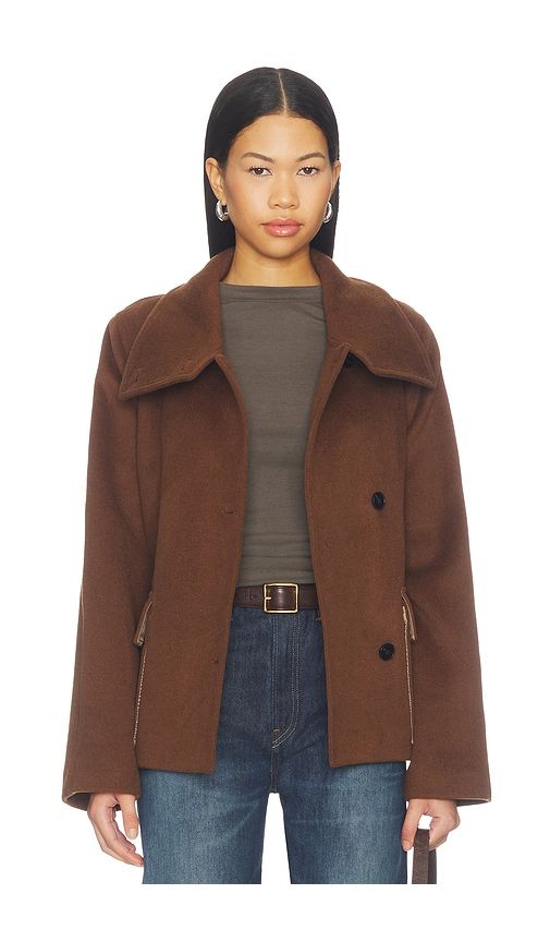 Sagia Jacket in Brown. - size L (also in M, S, XS) - SAMSOE SAMSOE - Modalova