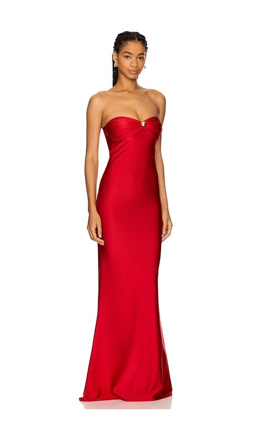 Cascade Maxi Dress in Red. - size L (also in M) - Shani Shemer - Modalova