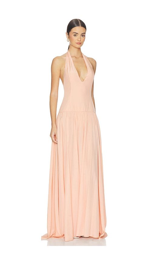 Astrid Maxi Dress in Blush. - size L (also in M, S, XS) - Shani Shemer - Modalova