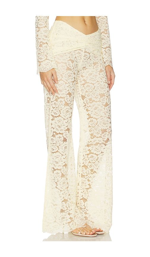 X REVOLVE Madison Pant in Cream. - size L (also in M, S) - Shani Shemer - Modalova