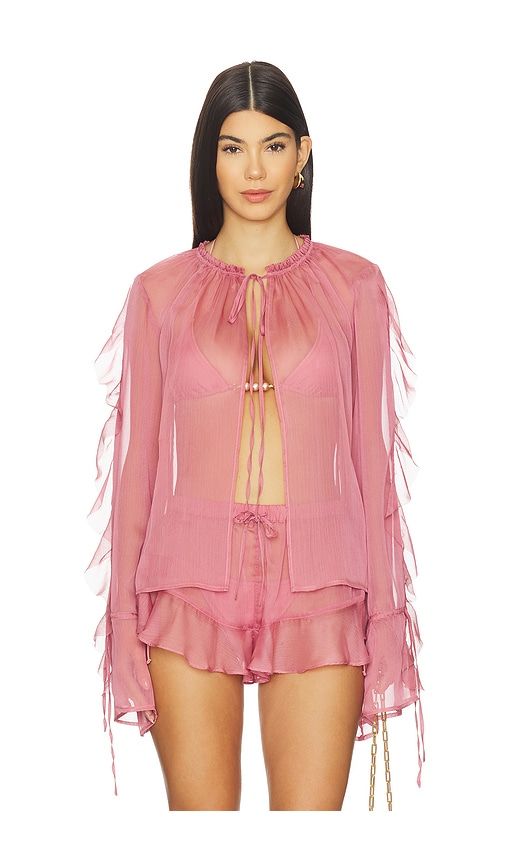 Jeanie Blouse in Rose. - size M (also in S) - Shani Shemer - Modalova