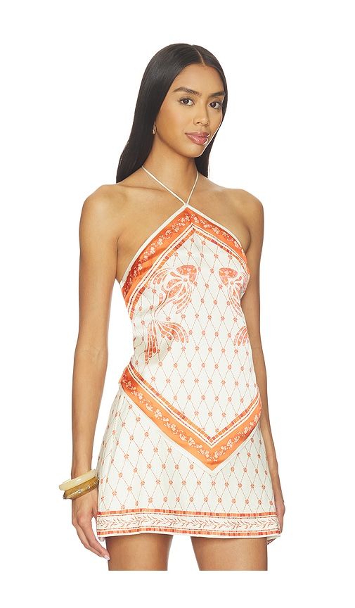 Jessie Top in Cream,Burnt Orange. - size L (also in M) - Shani Shemer - Modalova