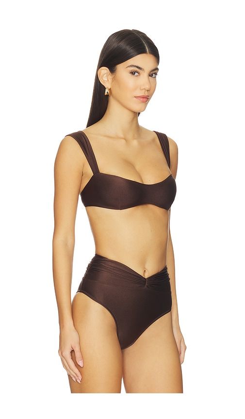 Aster Bikini Top in Brown. - size M (also in S, XS) - Shani Shemer - Modalova