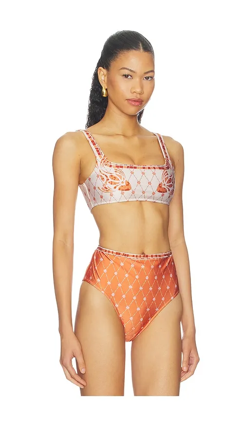 Lilia Bikini Top in Cream. - size L (also in M, S, XS) - Shani Shemer - Modalova