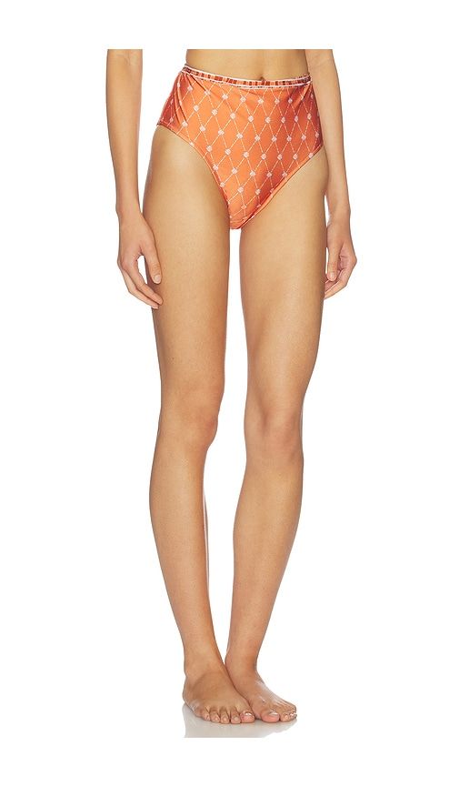 Thelma Bikini Bottom in Burnt Orange. - size L (also in M, S, XS) - Shani Shemer - Modalova