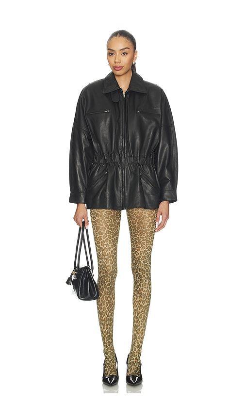 Softa Leo Tights in Lemon,Brown. - size M (also in S) - SWEDISH STOCKINGS - Modalova