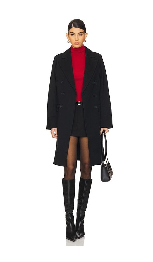 Angled Coat in Black. - size M (also in S, XS) - SPANX - Modalova