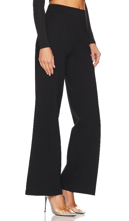Smoothââ¢ PerfectFit Ponte Wide Leg Pant in Black. - size L (also in M, S, XL) - SPANX - Modalova