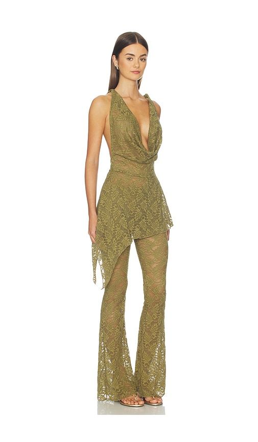 Colson Pant Set in Olive. - size S (also in XS, XXS) - superdown - Modalova