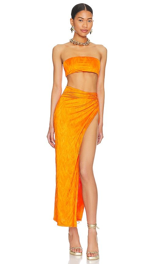Karolyna Maxi Skirt Set in . - size XL (also in L) - superdown - Modalova