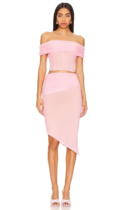 Heidi Mesh Skirt Set in . - size L (also in M, S, XS) - superdown - Modalova