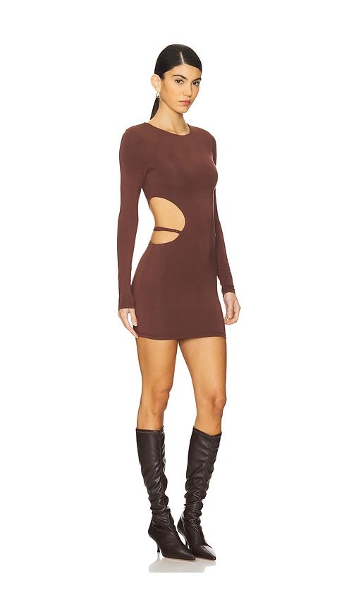 Torianna Mini Dress in Chocolate. - size L (also in XL) - superdown - Modalova