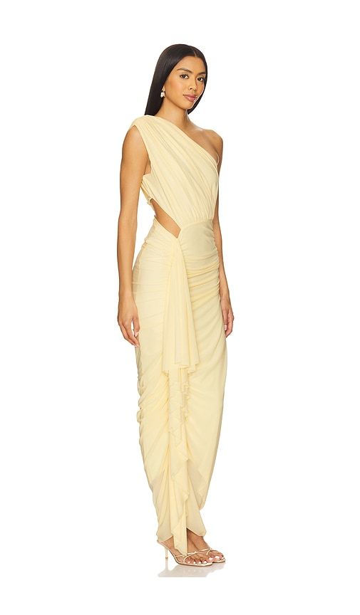 Juliet Midi Dress in Lemon. - size M (also in XXS) - superdown - Modalova