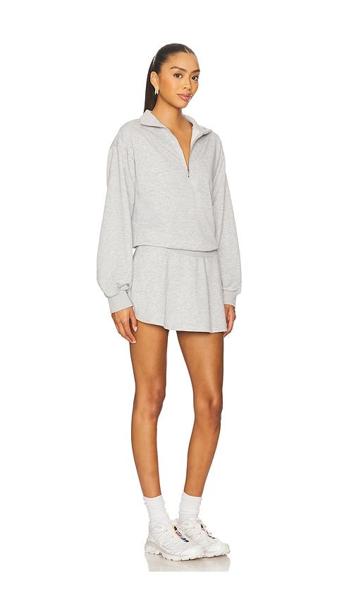Jenice Quarter Zip Dress in Grey. - size S (also in XS) - superdown - Modalova