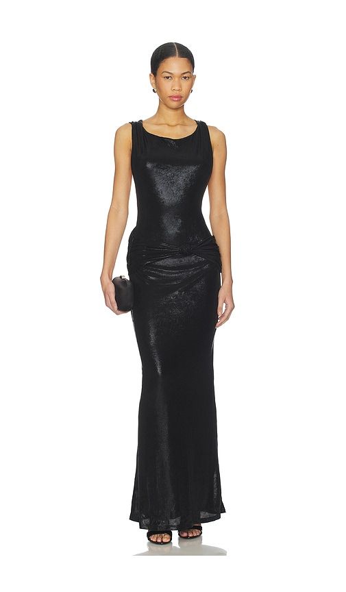 Stacy Maxi Dress in Black. - size M (also in S, XS) - superdown - Modalova