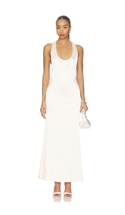 Kinny Maxi Dress in White. - size L (also in S, XL) - superdown - Modalova