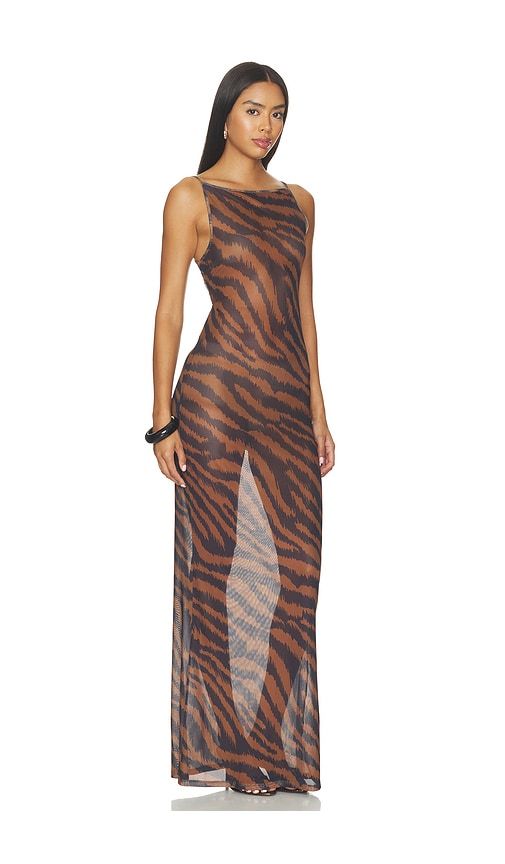 Rivi Maxi Dress in Brown. - size L (also in M, S, XS) - superdown - Modalova