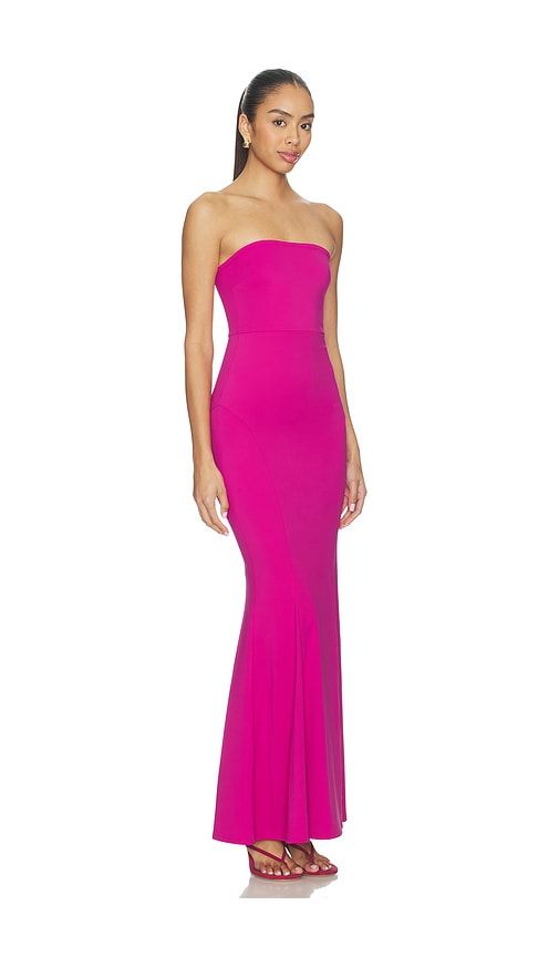 Saphira Strapless Gown in Fuchsia. - size L (also in M, S, XS) - superdown - Modalova