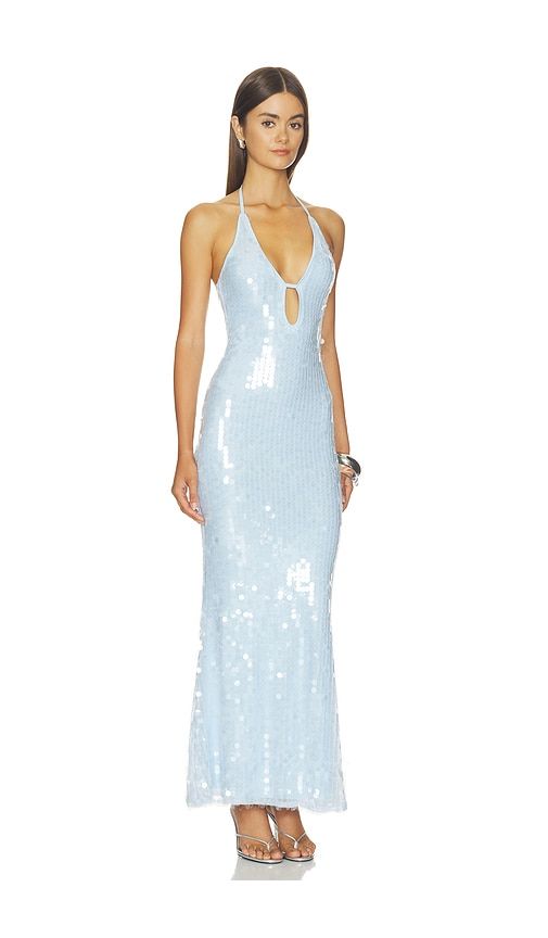 Fia Maxi Dress in Baby Blue. - size M (also in S) - superdown - Modalova