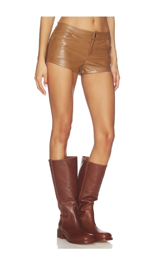 Gianna Faux Leather Shorts in . - size L (also in M, S, XS) - superdown - Modalova