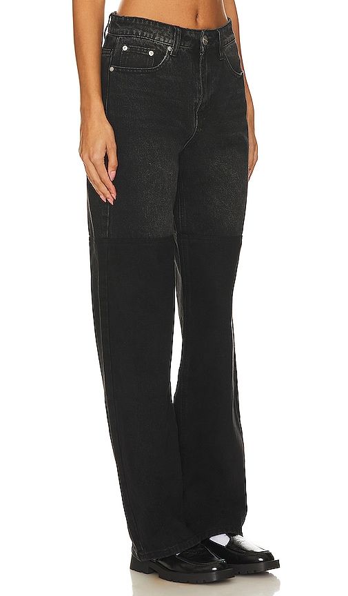 Kenny Contrast Jeans in Black. - size 27 (also in 28) - superdown - Modalova