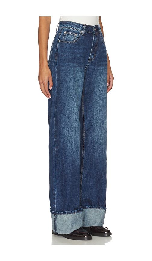 Lulu Cuffed Jean in Blue. - size S (also in XS) - superdown - Modalova