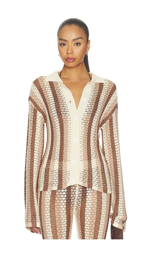 Francie Crochet Cardigan in Multi. - size L (also in M, S) - superdown - Modalova