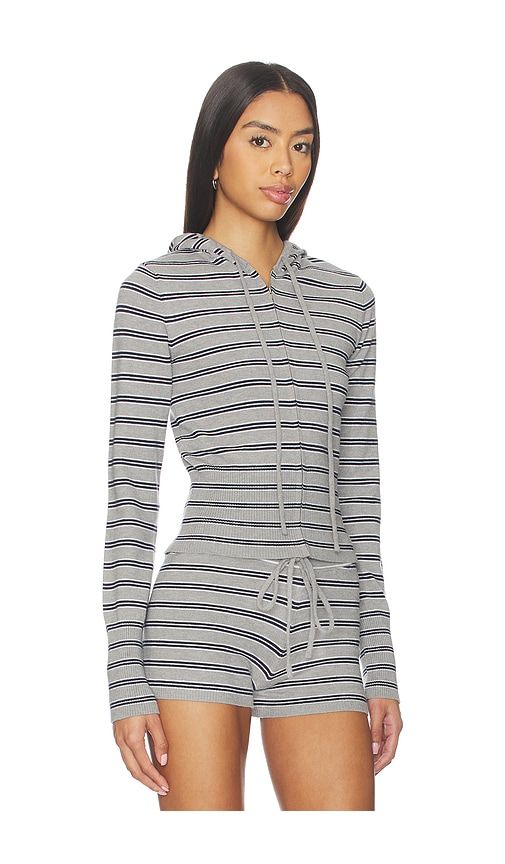 Kieryn Knit Zip Up in Grey. - size L (also in M, S, XS) - superdown - Modalova