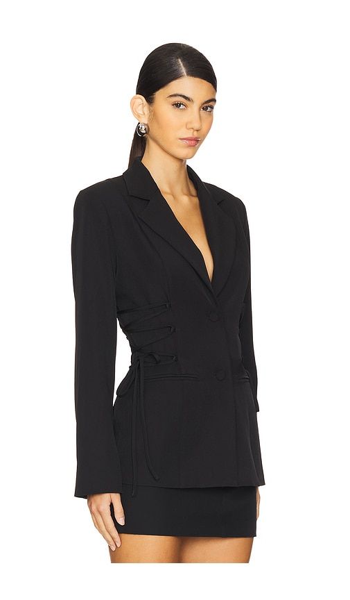 Jennifer Lace Up Blazer in . - size L (also in M, S, XS, XXS) - superdown - Modalova
