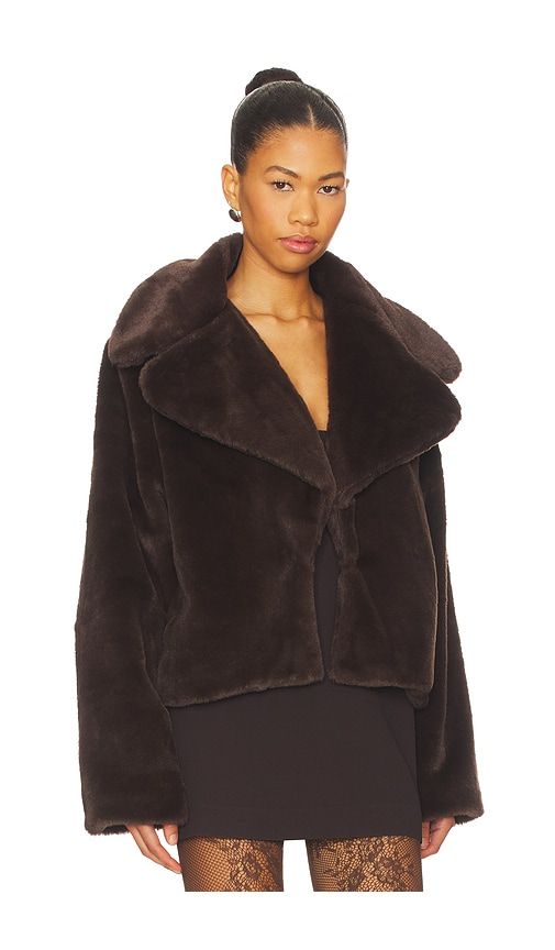 Willow Faux Fur Coat in . - size L (also in M, XL) - superdown - Modalova