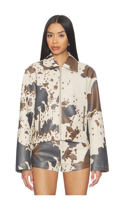 Clara Jacket in Cream,Brown. - size M (also in S, XXS) - superdown - Modalova