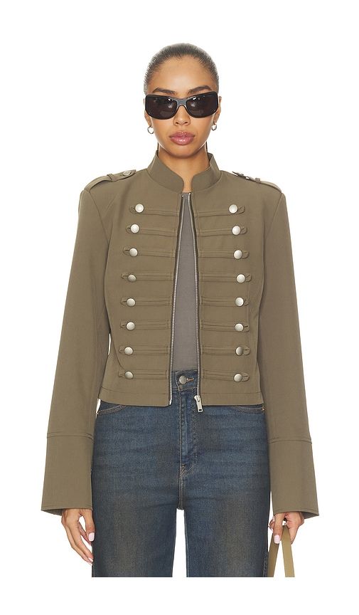 Elise Military Jacket in . - size L (also in M, S, XL, XS, XXS) - superdown - Modalova