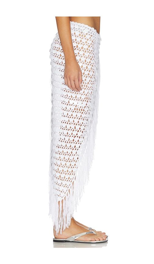 Roca Crochet Midi Skirt in . - size L (also in M, S, XS) - superdown - Modalova
