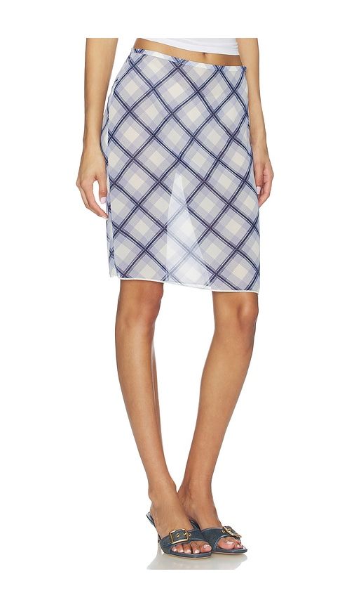 Rylan Skirt in Blue. - size L (also in M, S, XL) - superdown - Modalova