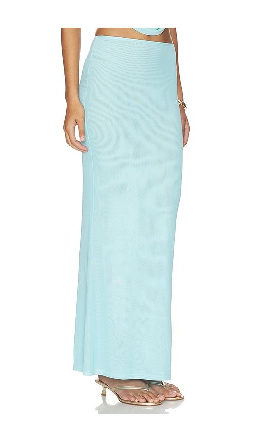 Saylor Maxi Skirt in Baby Blue. - size L (also in M, S, XL) - superdown - Modalova