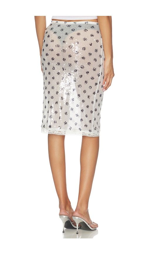 Helena Sequin Midi Skirt in & . Size L. Also in M, S, XL, XS, XXS - superdown - Modalova