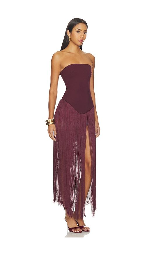 Tea Fringe Romper in . - size L (also in M, S, XS, XXS) - superdown - Modalova