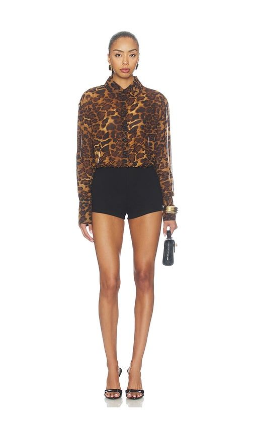 Claire Romper in Brown. - size L (also in M, S, XL, XS, XXS) - superdown - Modalova