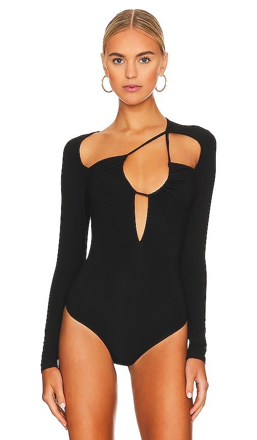 Aranza Ruched Bodysuit in . - size S (also in XS, XXS) - superdown - Modalova