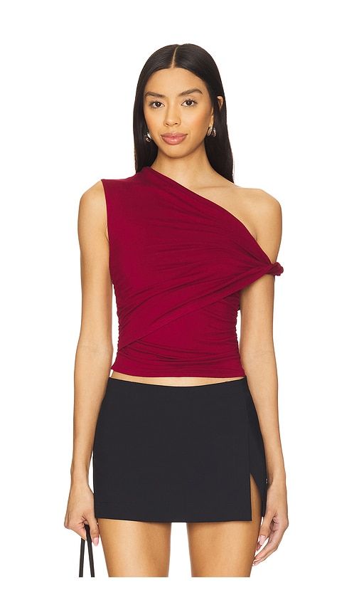 Alessia Top in Burgundy. - size M (also in S) - superdown - Modalova