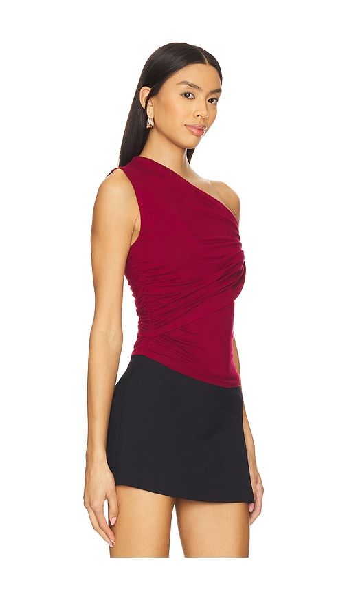 Alessia Top in Burgundy. - size S (also in XS, XXS, M, L, XL) - superdown - Modalova