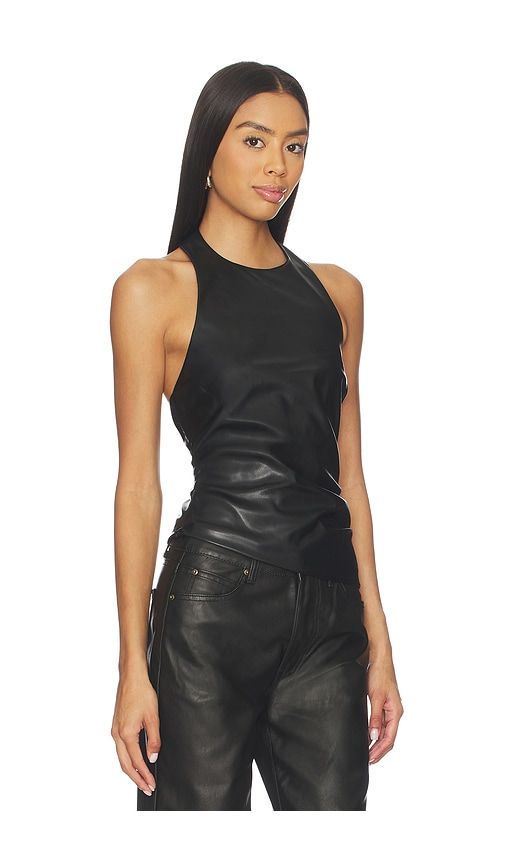 Calania Faux Leather Top in . - size M (also in S, XS) - superdown - Modalova