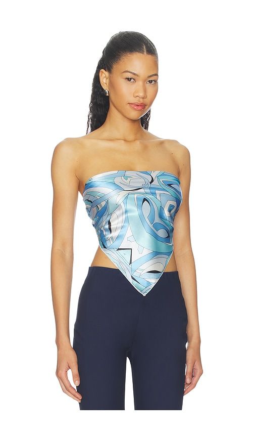 Klara Scarf Top in Blue. - size S (also in XXS) - superdown - Modalova