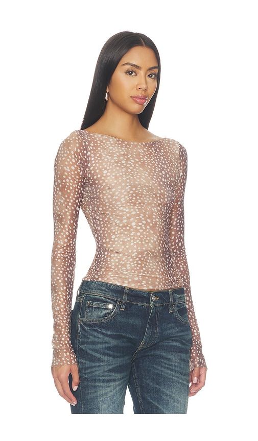 Darla Top in Brown. - size L (also in M, S, XS, XXS) - superdown - Modalova
