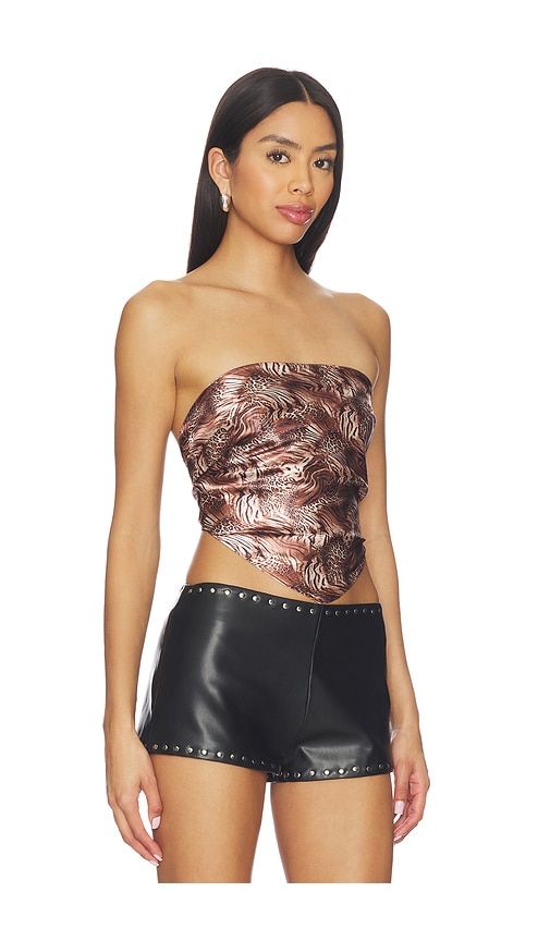 Cosima Top in Brown. - size L (also in M, S, XL, XS, XXS) - superdown - Modalova