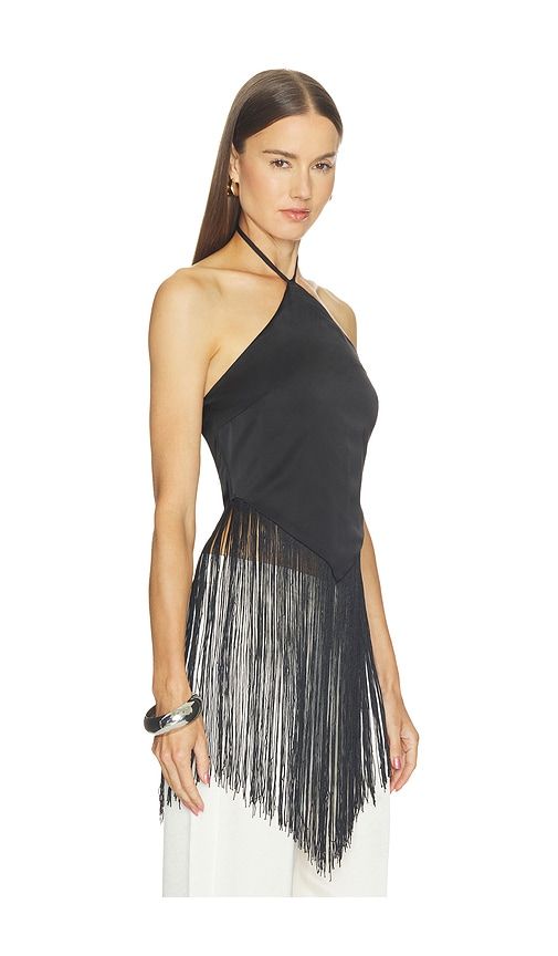 Aila Fringe Halter Top in . - size L (also in M, S, XL, XS) - superdown - Modalova