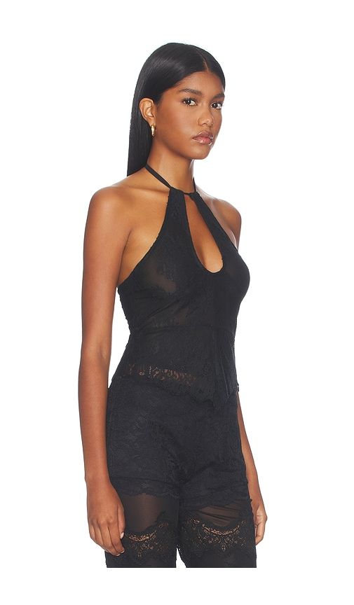 Brooklin Lace Halter Top in . - size L (also in M, S, XL, XS, XXS) - superdown - Modalova