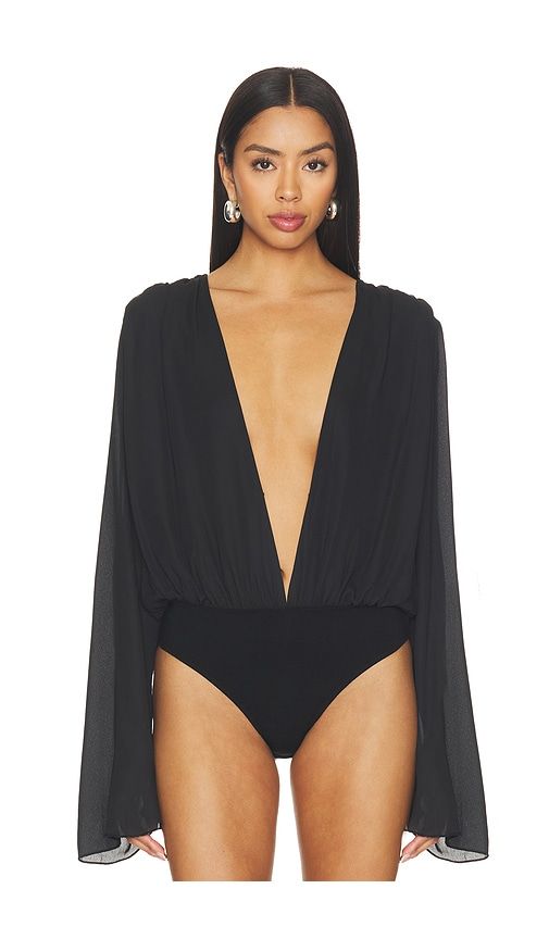Kalley Long Sleeve Bodysuit in . - size L (also in M, S, XL, XS) - superdown - Modalova